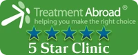 Helvetic Clinics er anerkendt som en femstjernet tandklinik af Treatment Abroad.
